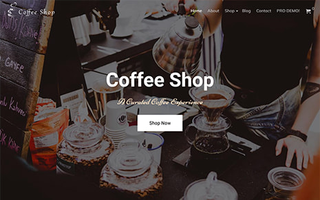 Free Coffee Shop WordPress Theme – CoffeeShop