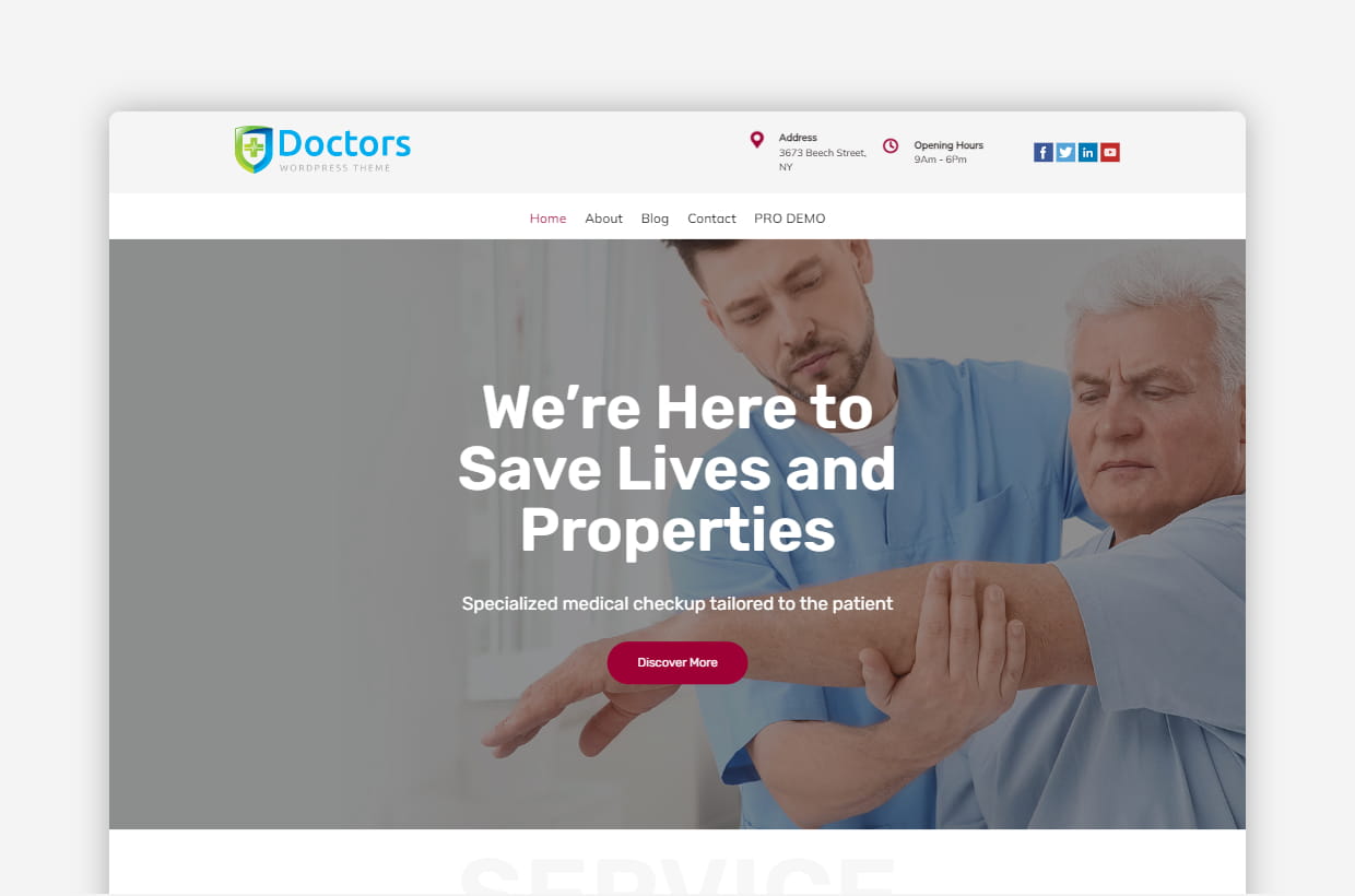 Free Medical WordPress Theme – Doctors