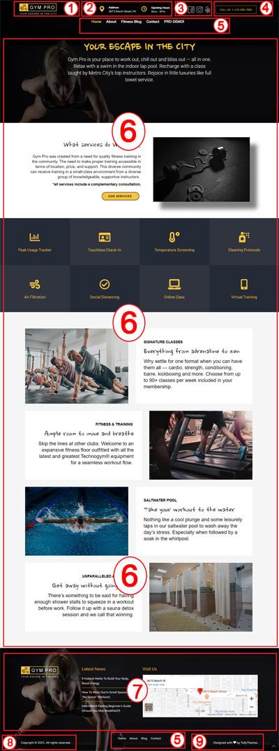 Free Gym WordPress Theme – Gym Documentation