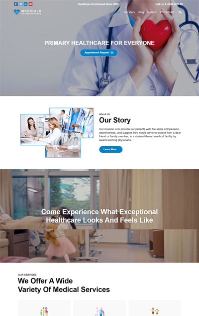 Free Medical WordPress Theme – Medicals