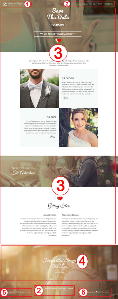 Free Wedding WordPress Theme – Wedding Documentation