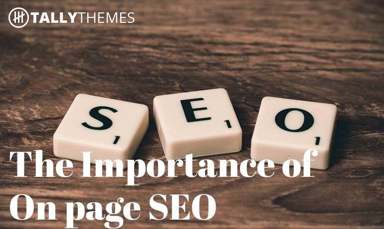 The Importance of On page SEO