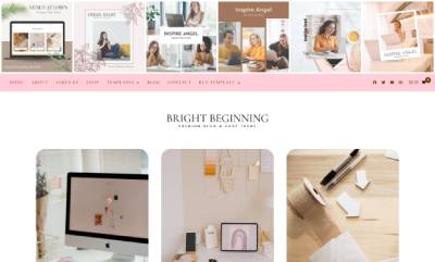 Bright Beginning – Responsive Shop WordPress Blog Theme