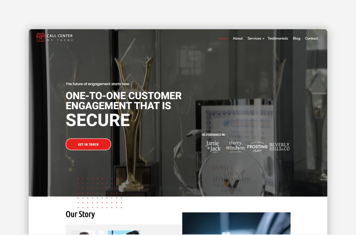 Call Center WordPress Theme