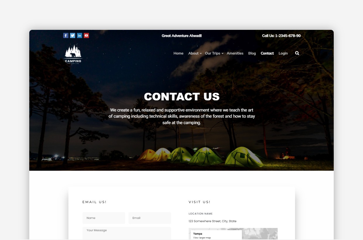 Camping WP Theme