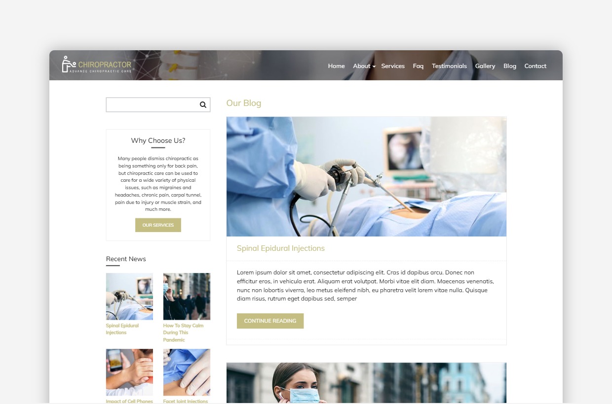 Healthcare WP Template