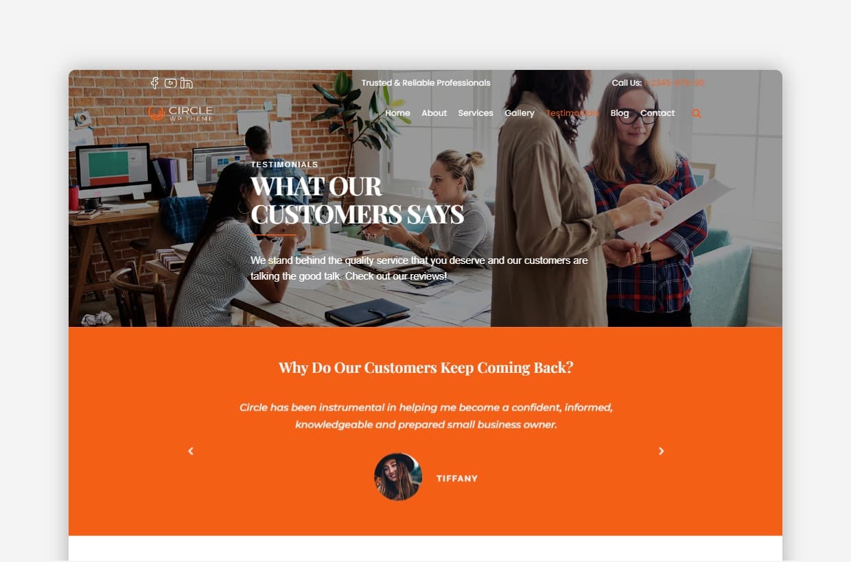 Marketing WP Template