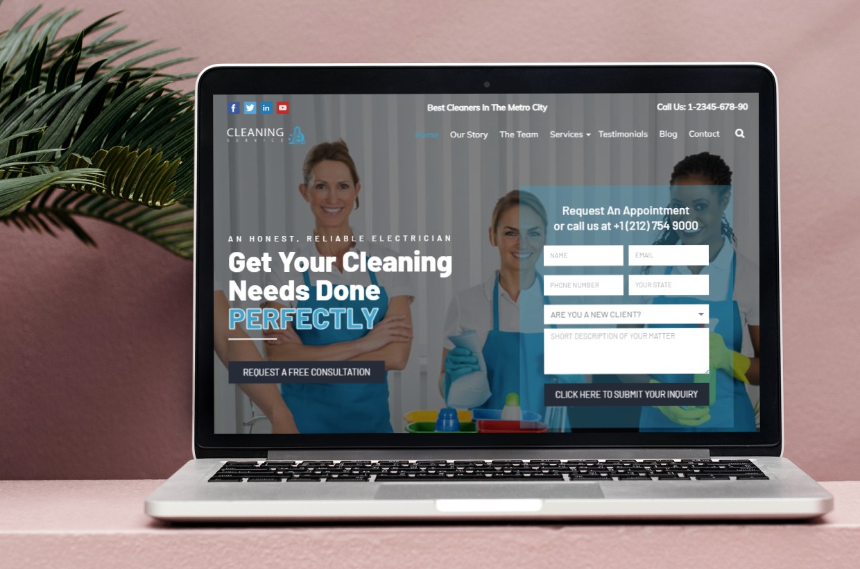 Maid Service WordPress Template