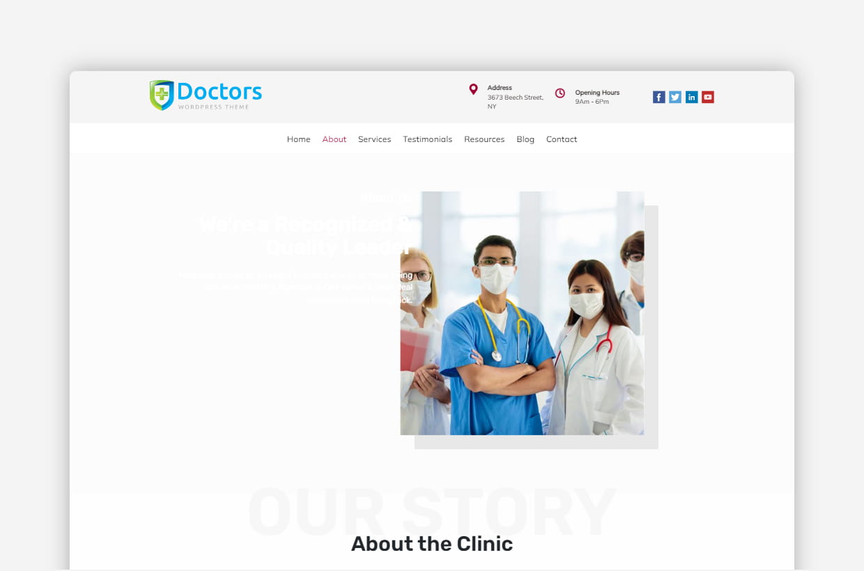 premium doctor appointment wp theme
