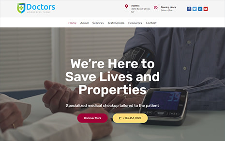 Doctors Pro – Medical WordPress Theme