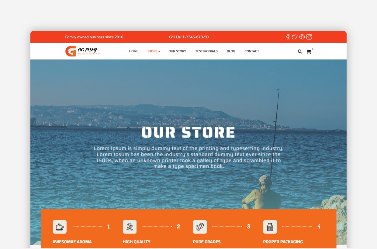 Fishing WP Theme