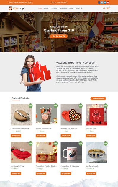 Gift Shop WordPress Theme – GiftShop Pro