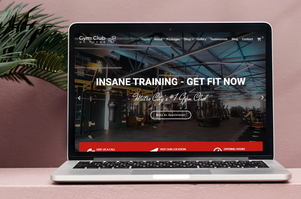 Personal Trainer WordPress Template