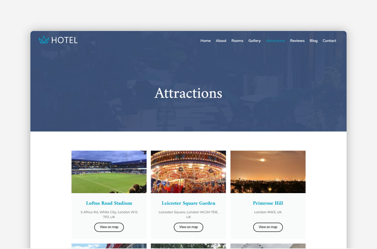premium hotel booking wp template