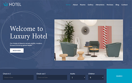 Hotel WordPress Theme – Hotel Pro