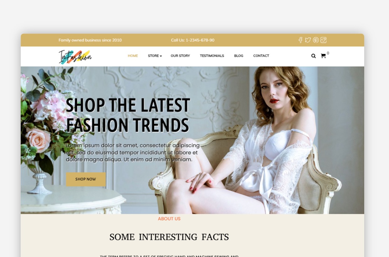 Fashion And Lifestyle WooCommerce WP Theme - inFashion