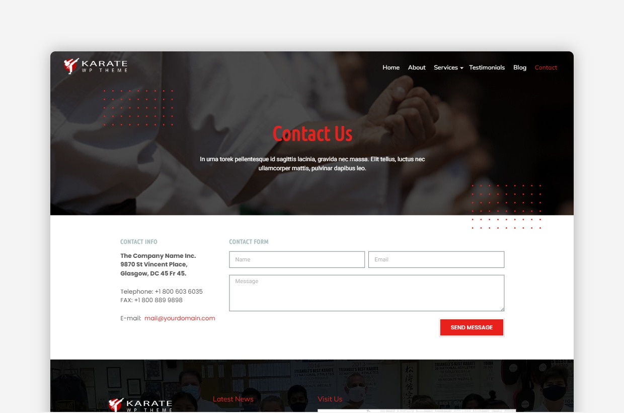 Fitness WP Theme