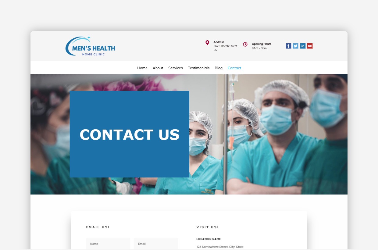 Clinic WordPress Theme