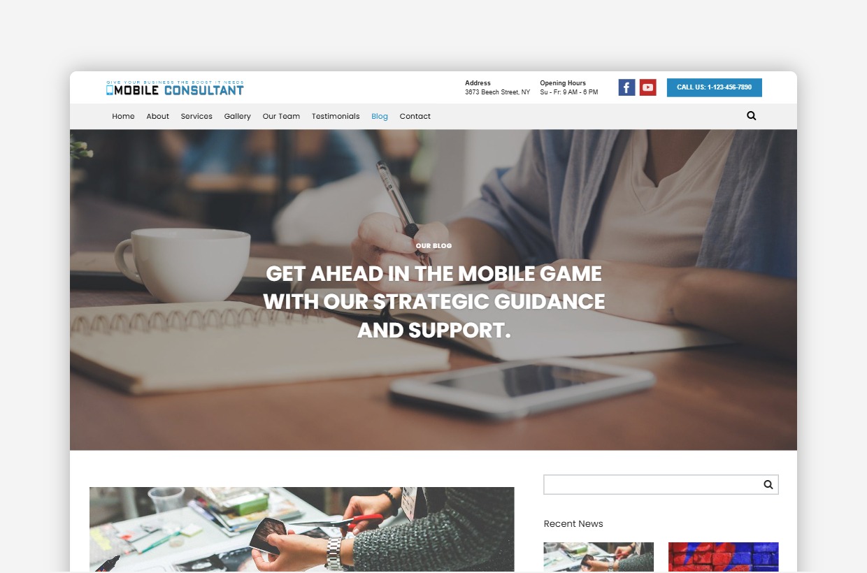 Agency WordPress Theme