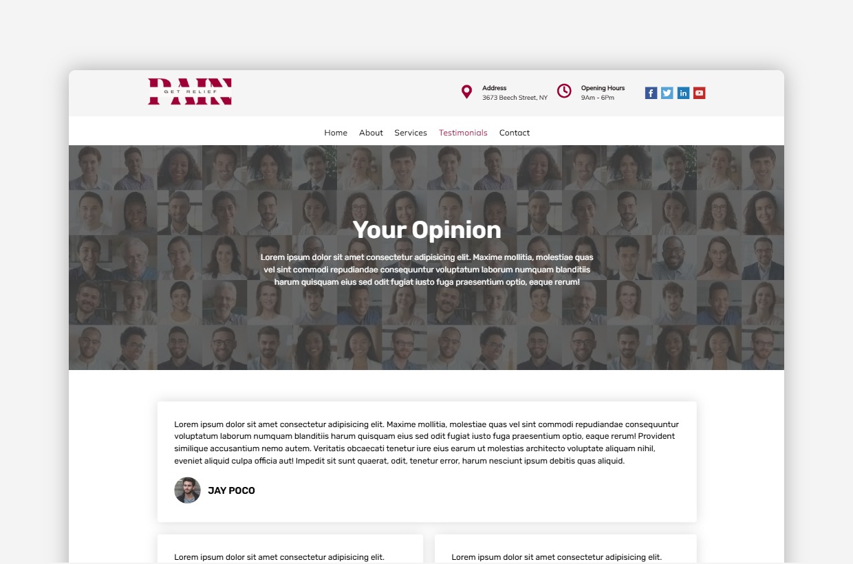 Chiropractic WP Template