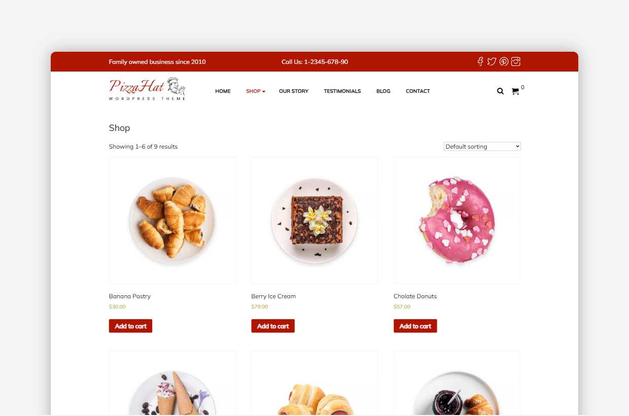 PizzaHat WP Theme