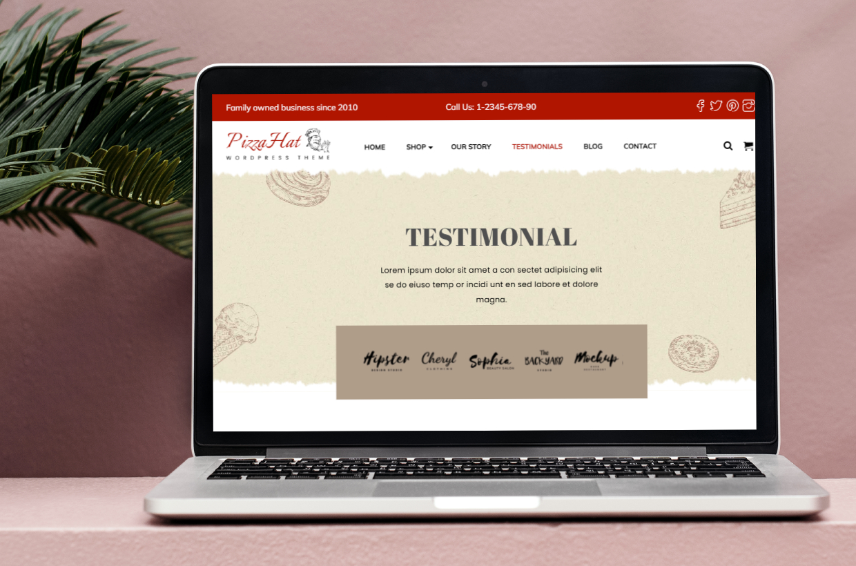 Restaurant WordPress Template