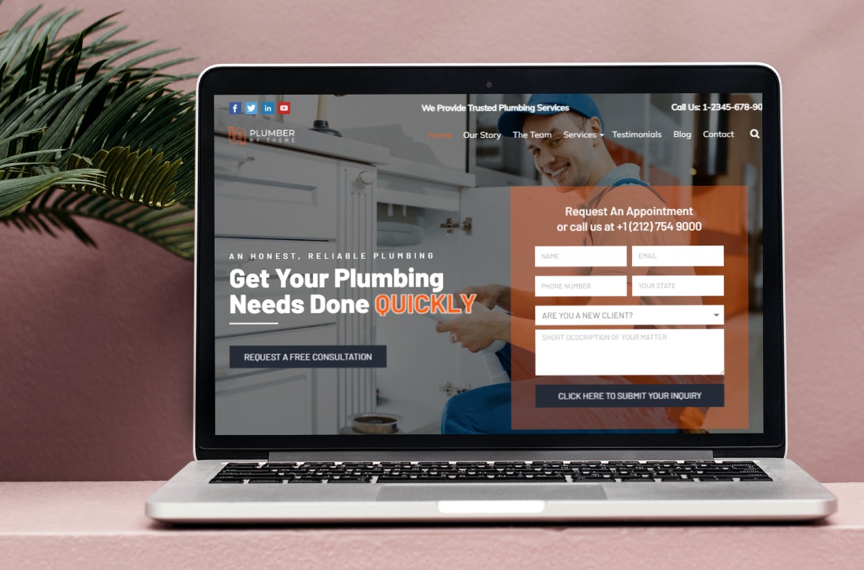 Hvac WordPress Template