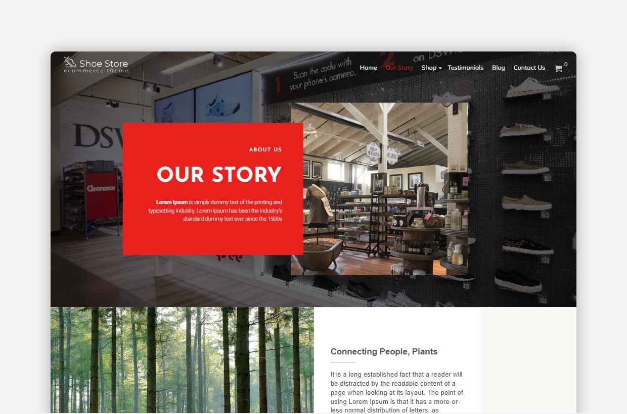 Shoe Store WP Theme