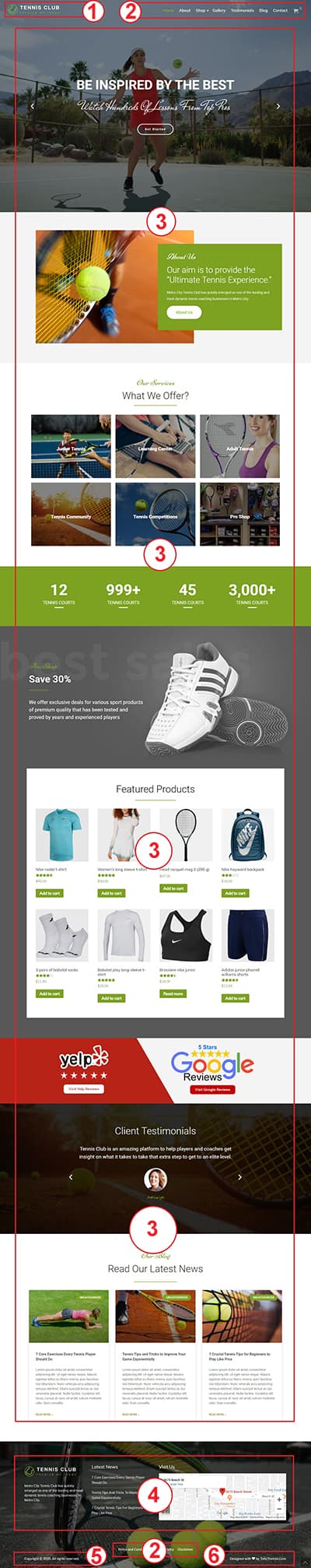 Tennis Club WordPress Theme – TennisClub Pro Documentation