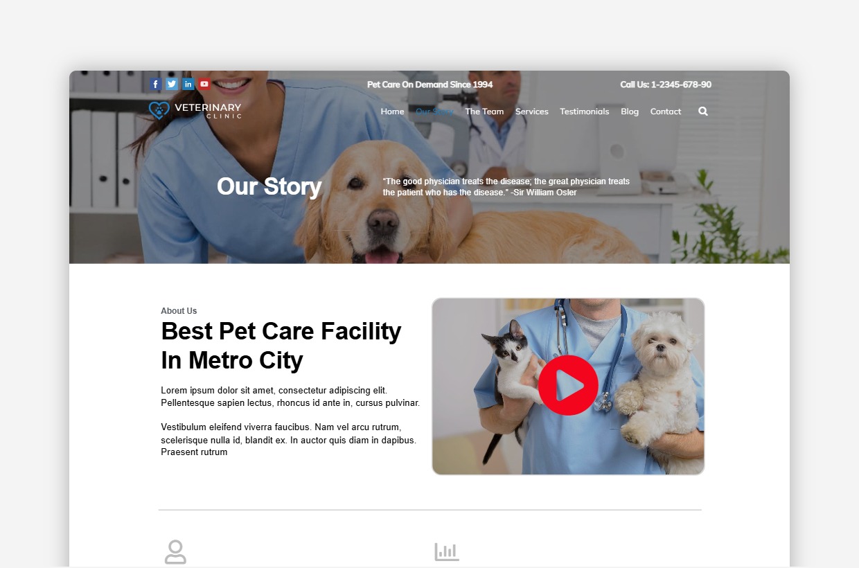 Veterinary Clinic WP Theme