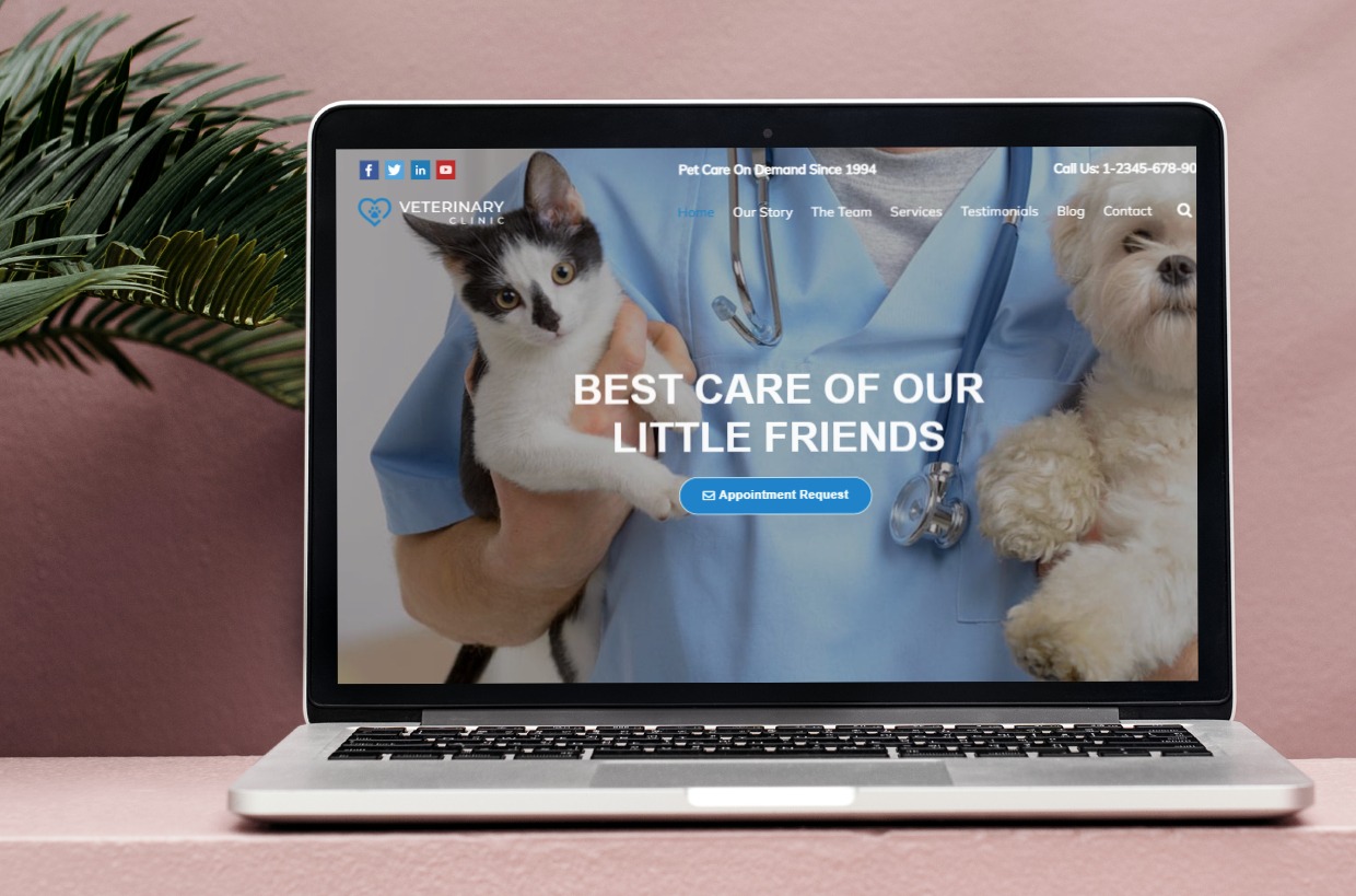 Animals Center WordPress Template